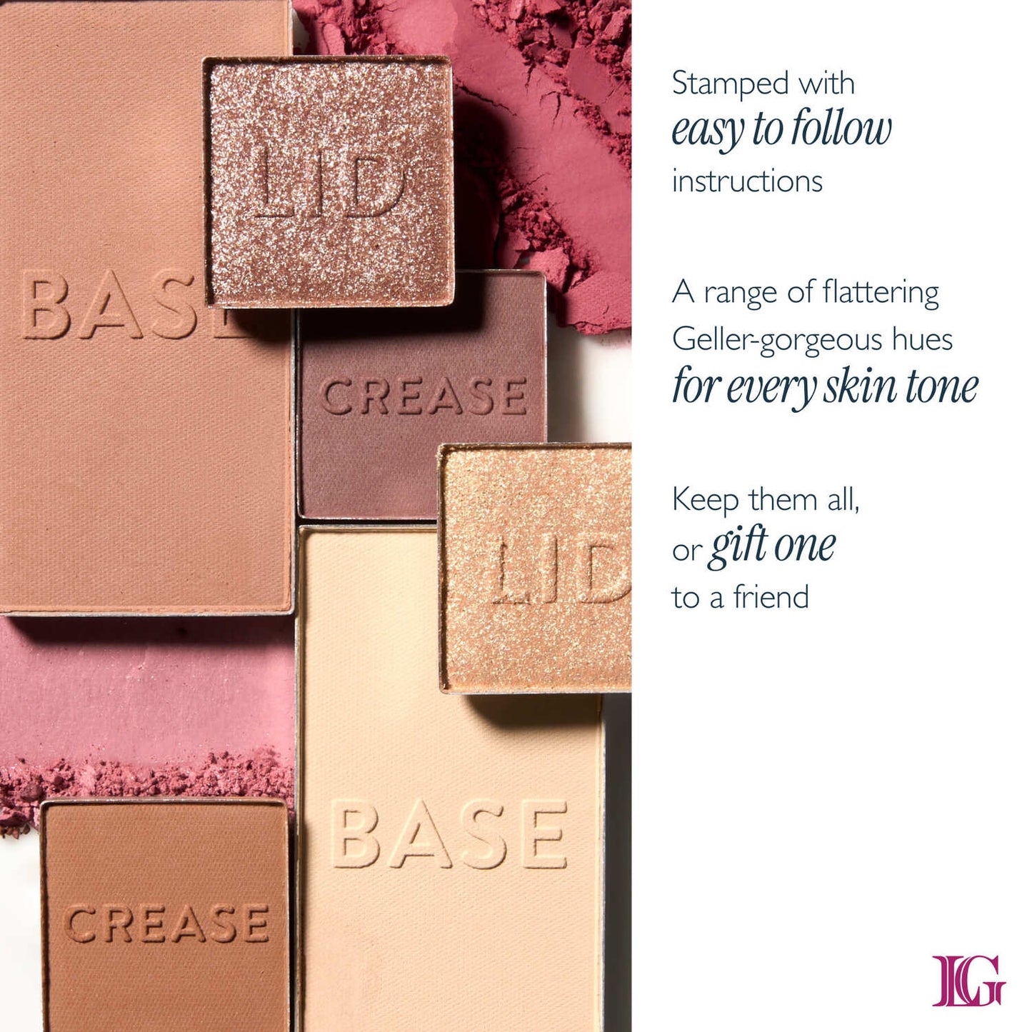 Glam on the Go Face + Eye Palette benefits
