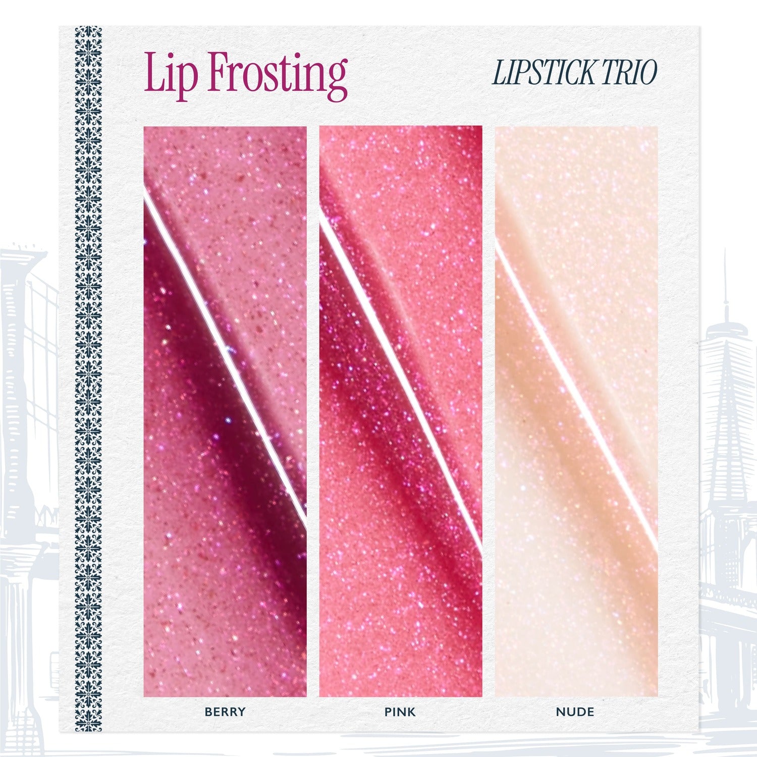 Lip Frosting Trio texture