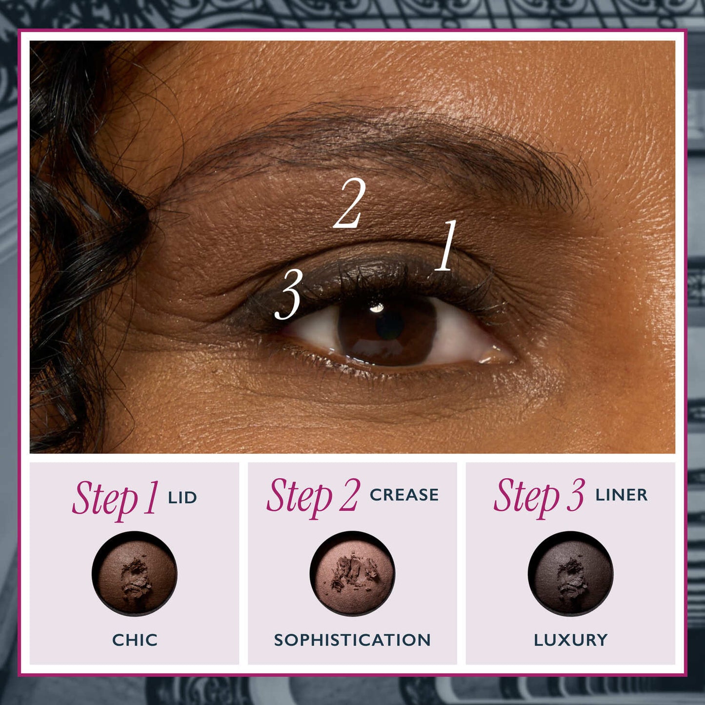 The Delectables Baked Eyeshadows Madison Ave. Mattes - macro step by step