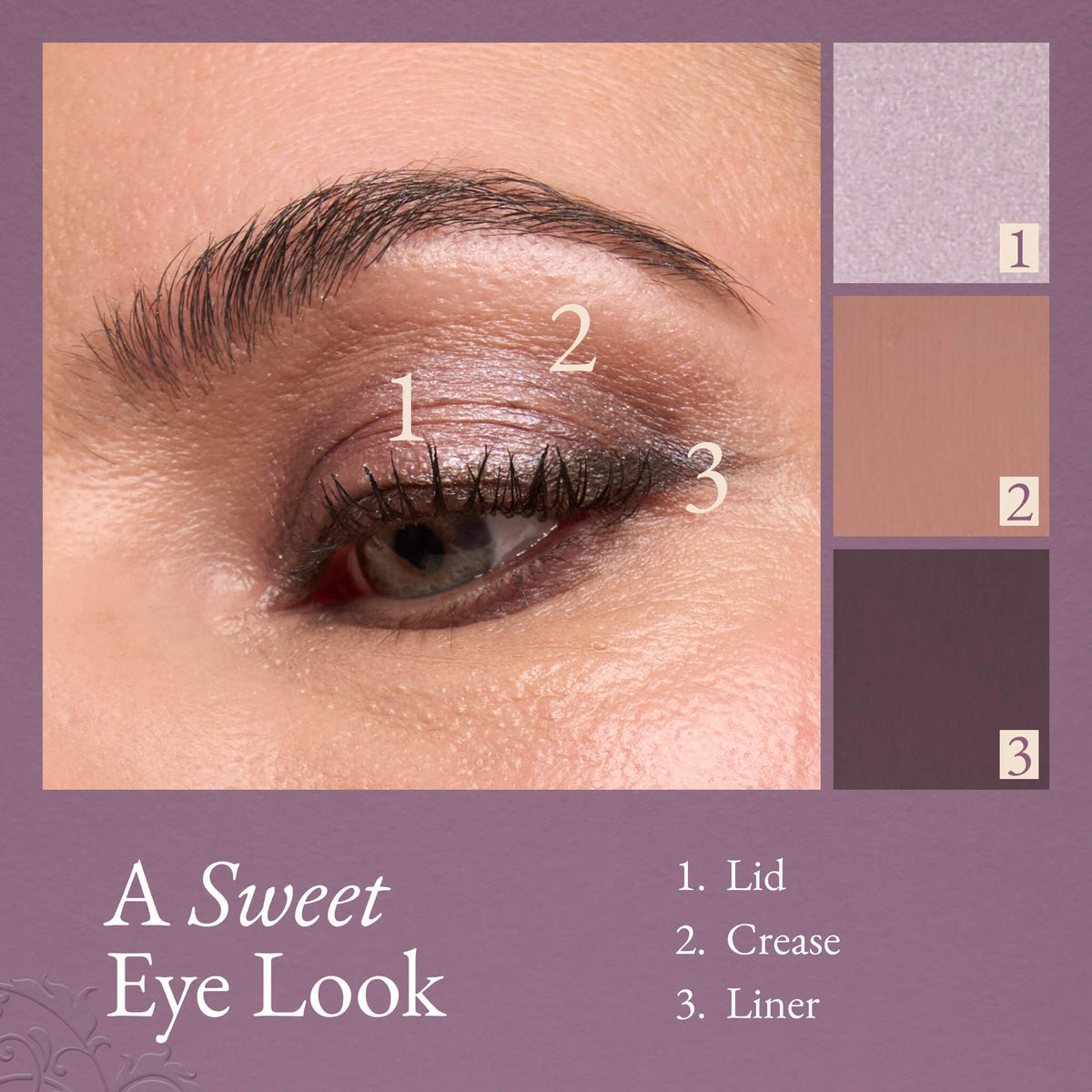 The Confectionary Face + Eye Palette eye macro how to apply 