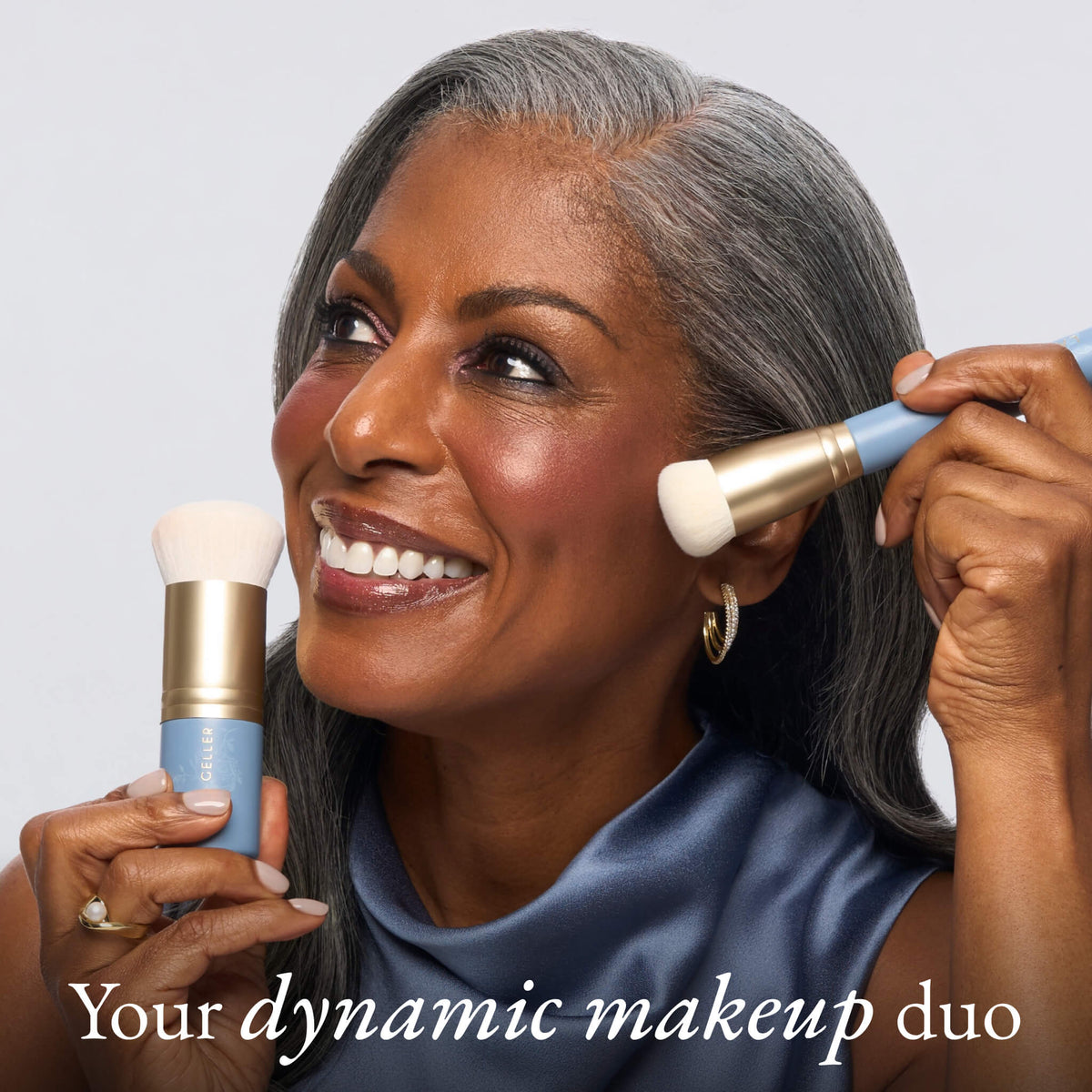 Blend Right In 2PC Brush Set your dynamic makeup duo