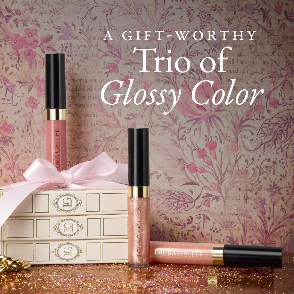 Color Luster Lip Gloss Trio (3PC) a gift worthy trio of glossy color