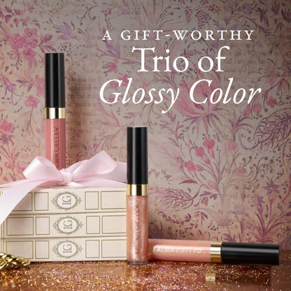 Color Luster Lip Gloss Trio (3PC) a gift worthy trio of glossy color