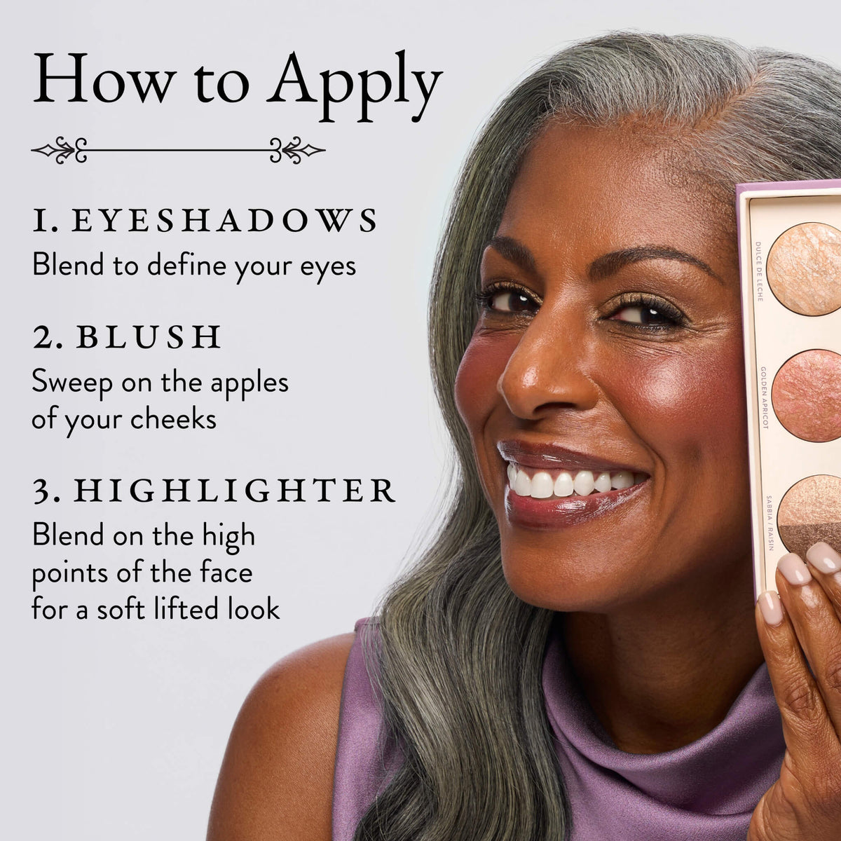 Geller's Greatest Baked Face & Eye Palette: Magic Moment how to apply