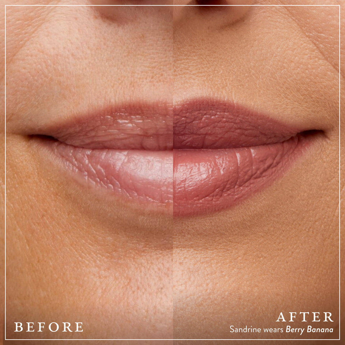 Italian Marble Lipstick Duo light model B&A