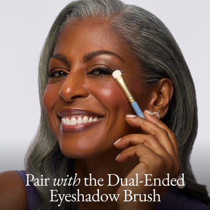 RSVP Full Face Palette: The Royal Invite pair with the dual-ended eyeshadow brush 