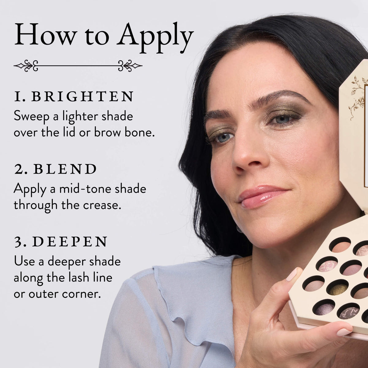 Ultimate Palette Artisan’s Archive 25 Baked Eyeshadows how to apply