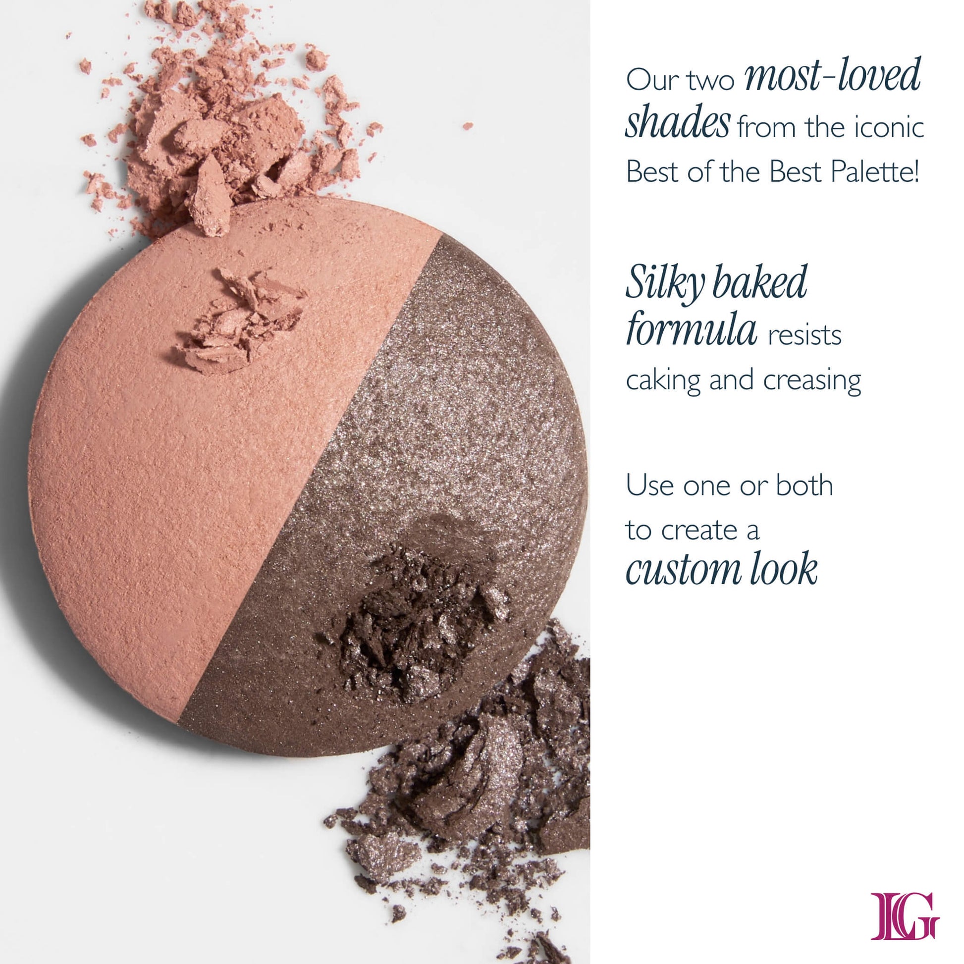 Baked Eyeshadow, Sunstone/Almond - benefits