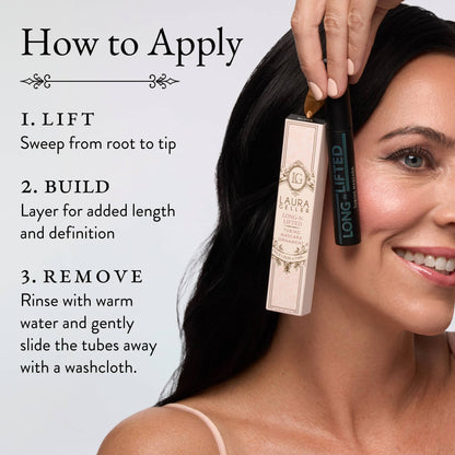 Long-n-Lifted Tubing Mascara Ornament how to apply