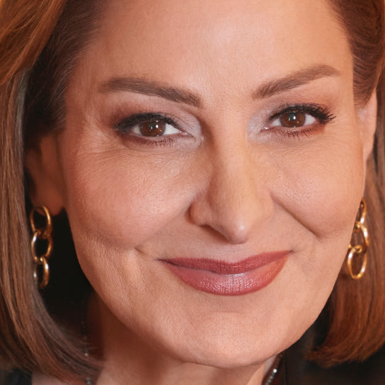 Laura Geller wearing Italian Marble Lipstick 
