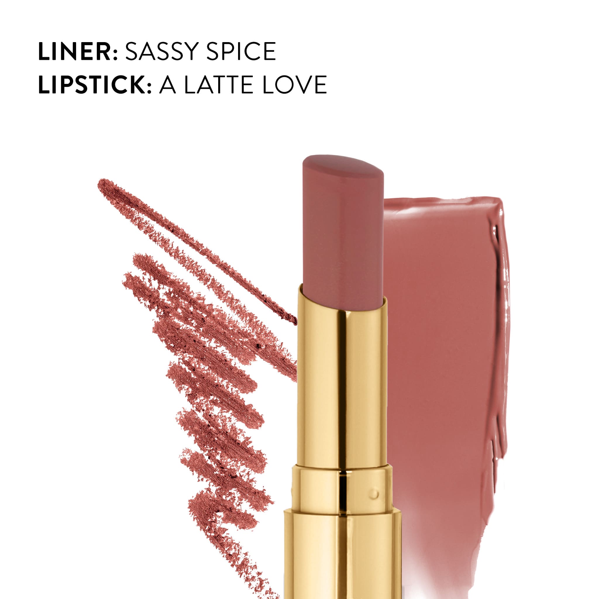 Jelly Balm Hydrating Lip Color pairs well with modern classic liner in A Latte Love