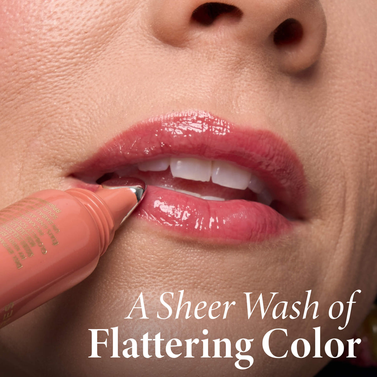 Jelly Balm Smooth Shine Lip Gloss application 