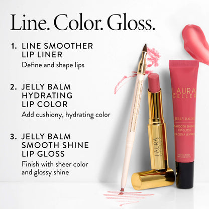 Jelly Balm Smooth Shine Lip Gloss routine builder