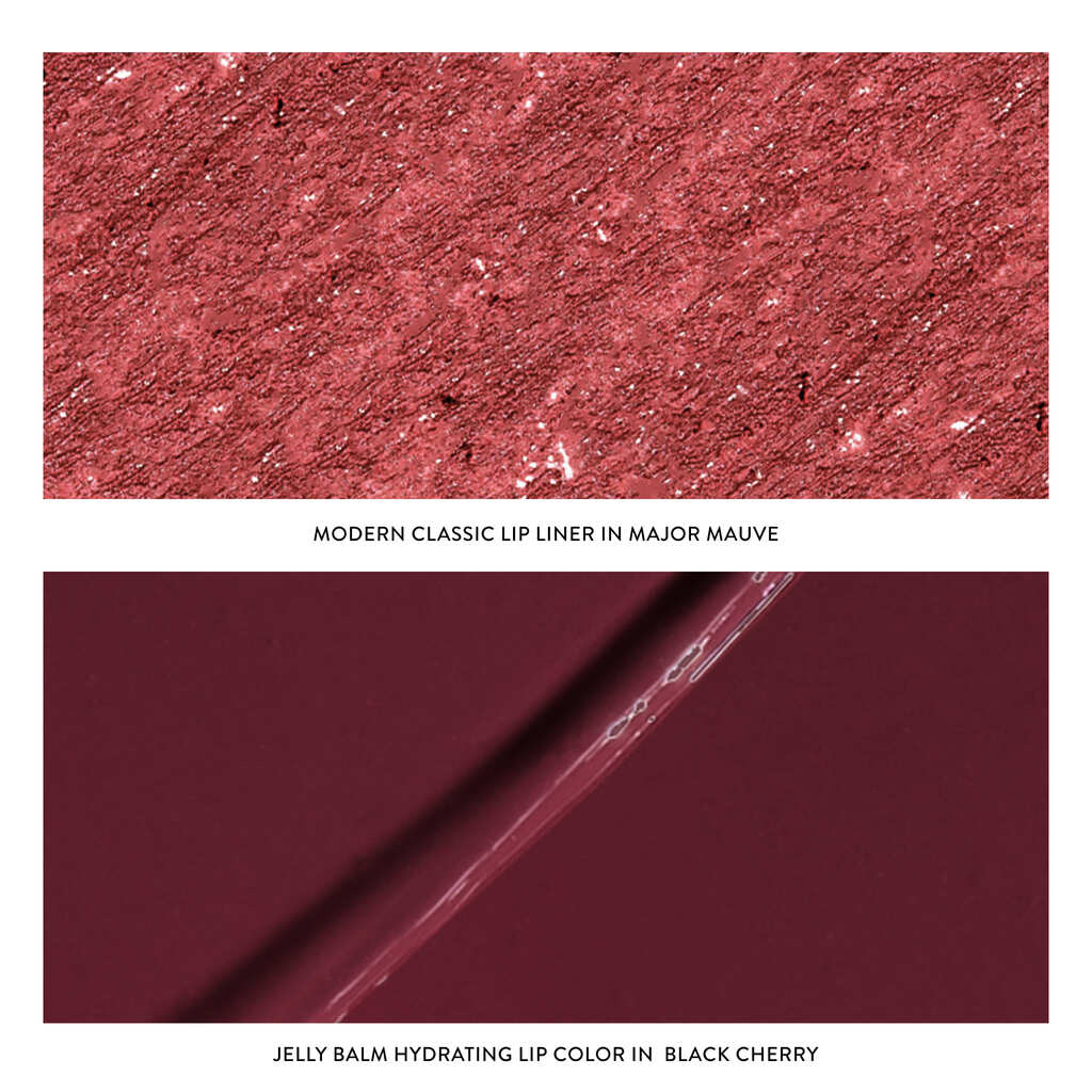 Love Your Lips Duo Group Texture in very black cherry & major mauve