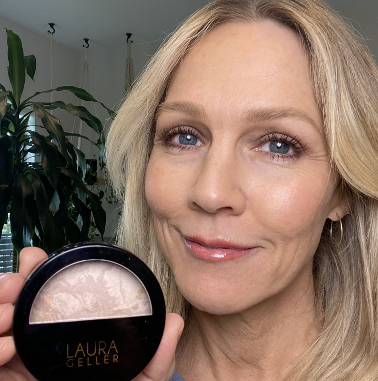 jennie garth with product