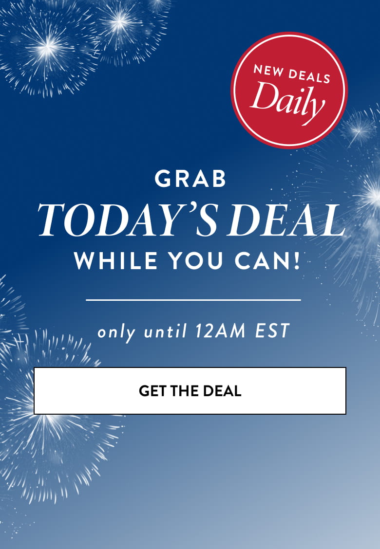 Grab today's deal while you can! Only until 12AM EST