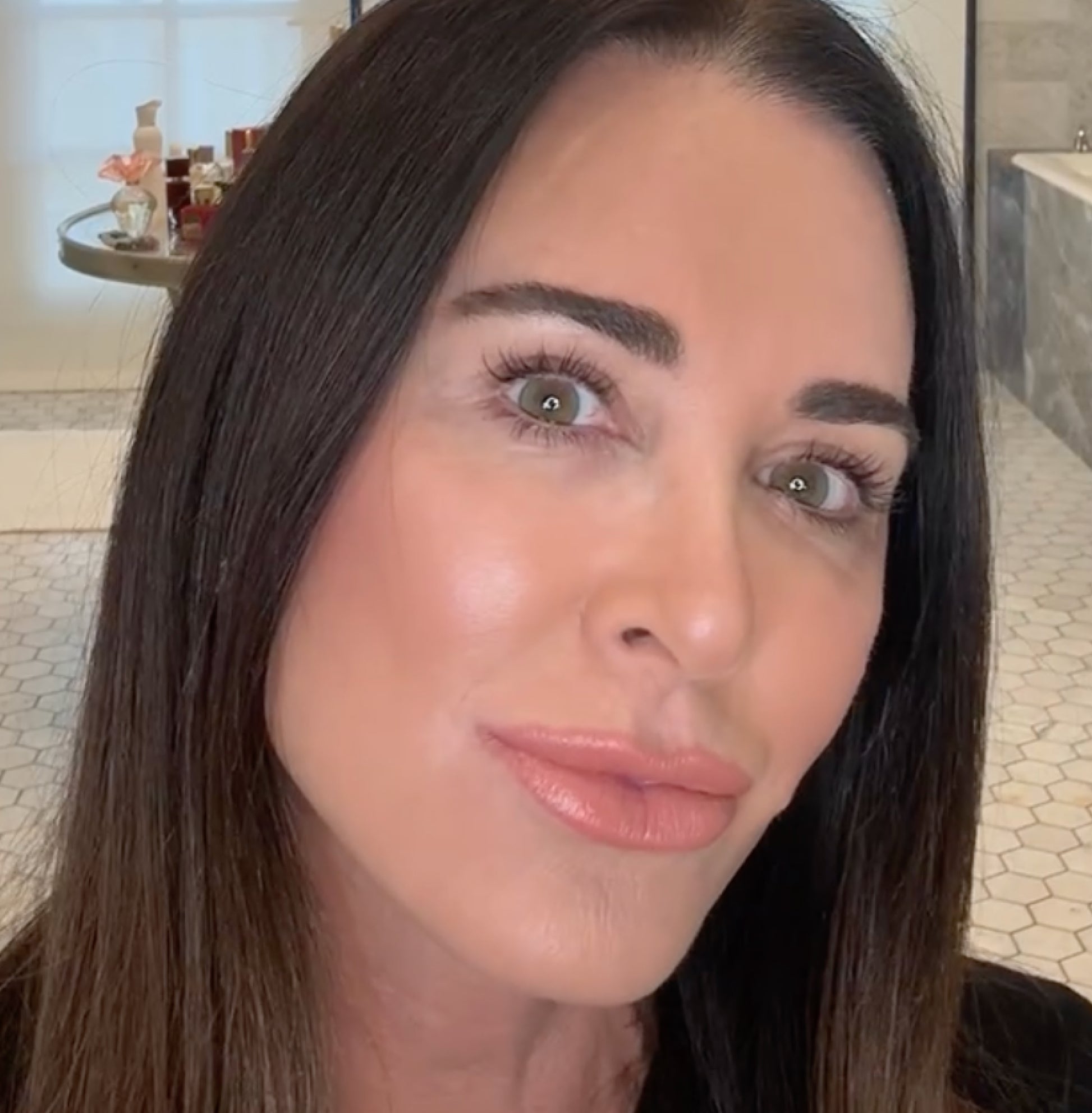 kyle richards full face 