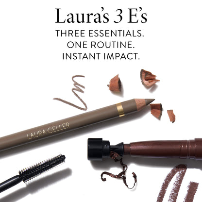 Laura’s 3 E’s: Eyebrows, Eyelash & Eyeliner Kit - one routine