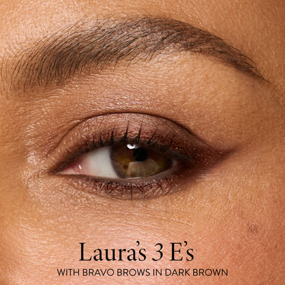 Laura’s 3 E’s: Eyebrows, Eyelash & Eyeliner Kit - model deep