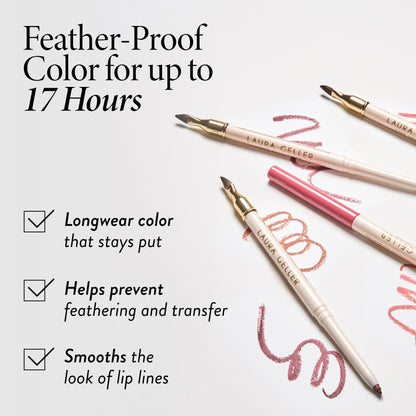 Line Smoother Featherproof Lip Liner benefits 17 hrs