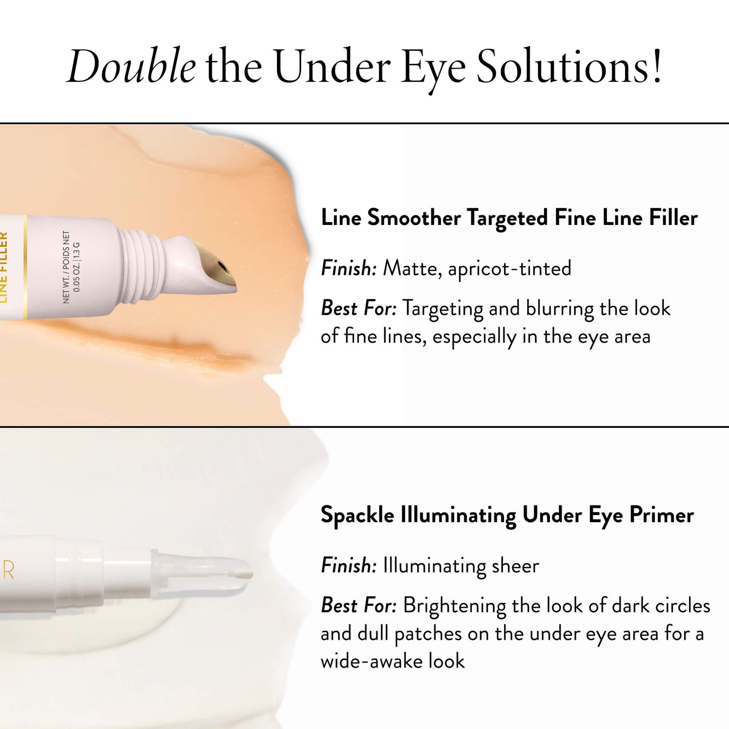 Line Smoother Targeted Fine Line Filler - comparison