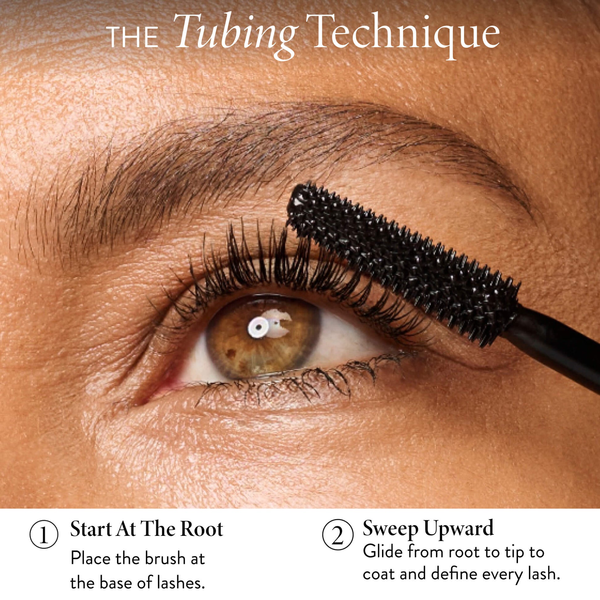 Long-n-Lifted Tubing Mascara application