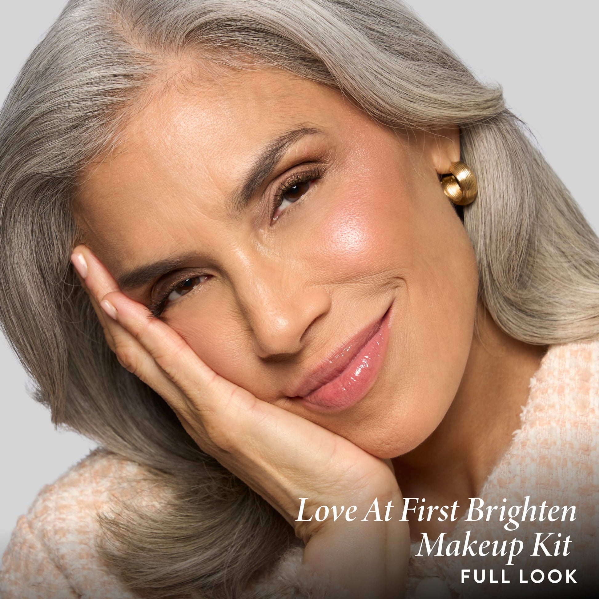 Love at First Brighten Makeup Kit (4PC) - full face model