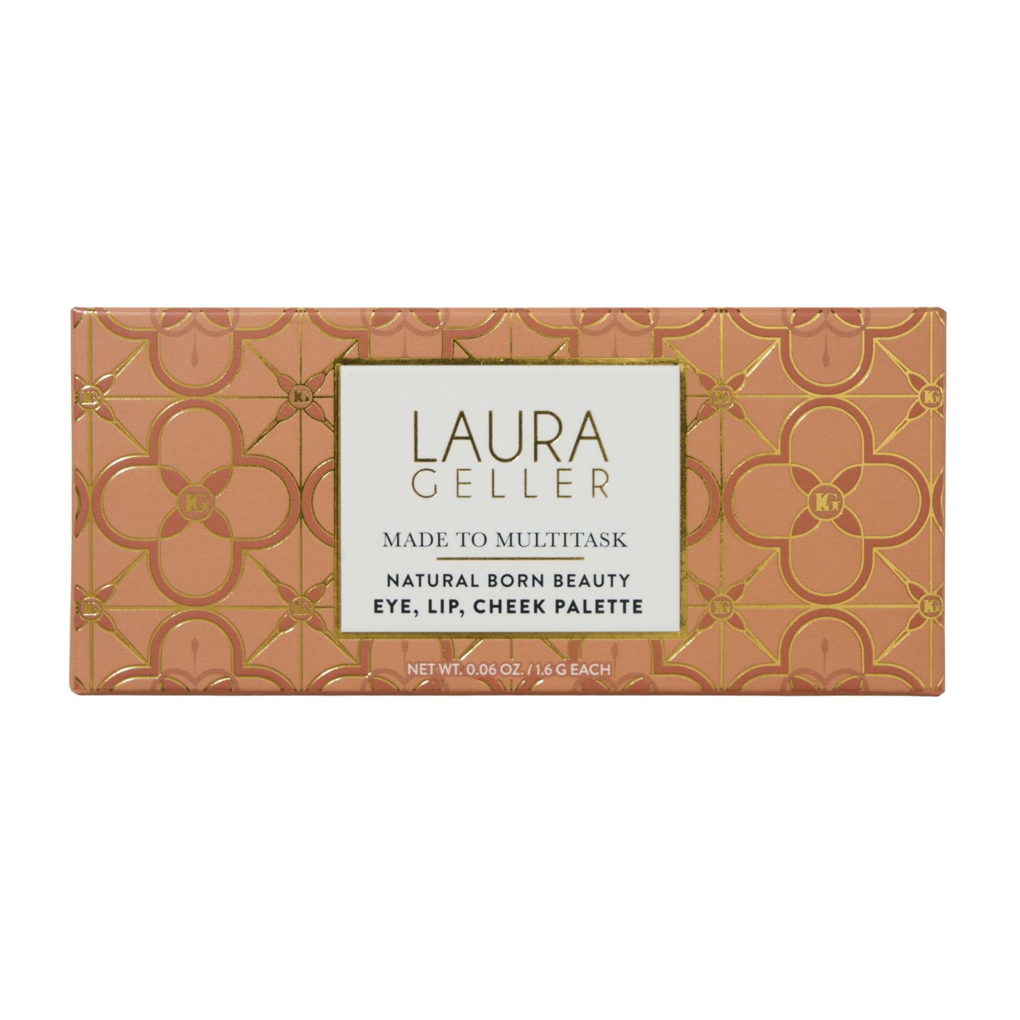 Eye, Lip, Cheek Palette:  Natural Born Beauty - packaging front