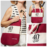 The 40+ Club Tote lifestyle grid