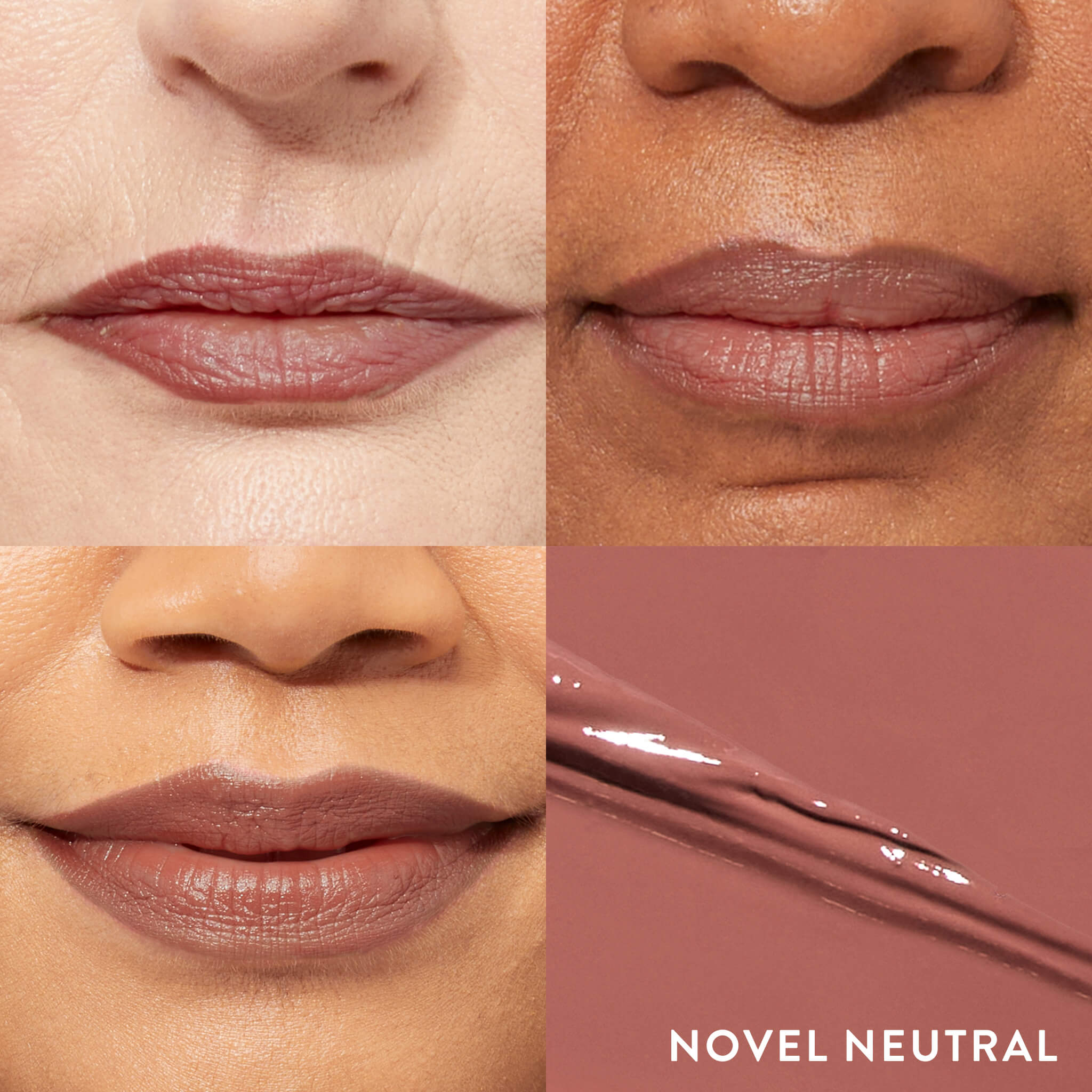 Modern Classic Cream Lipstick Model Grid - novel neutral