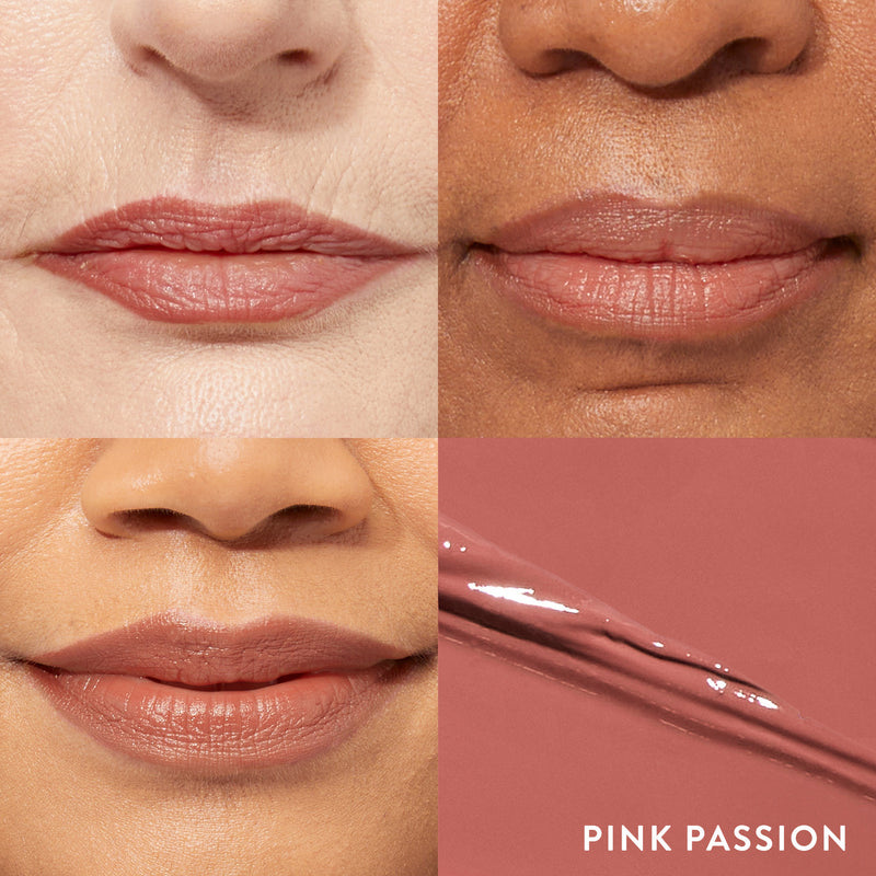 Modern Classic Cream Lipstick model shade grid in pink passion