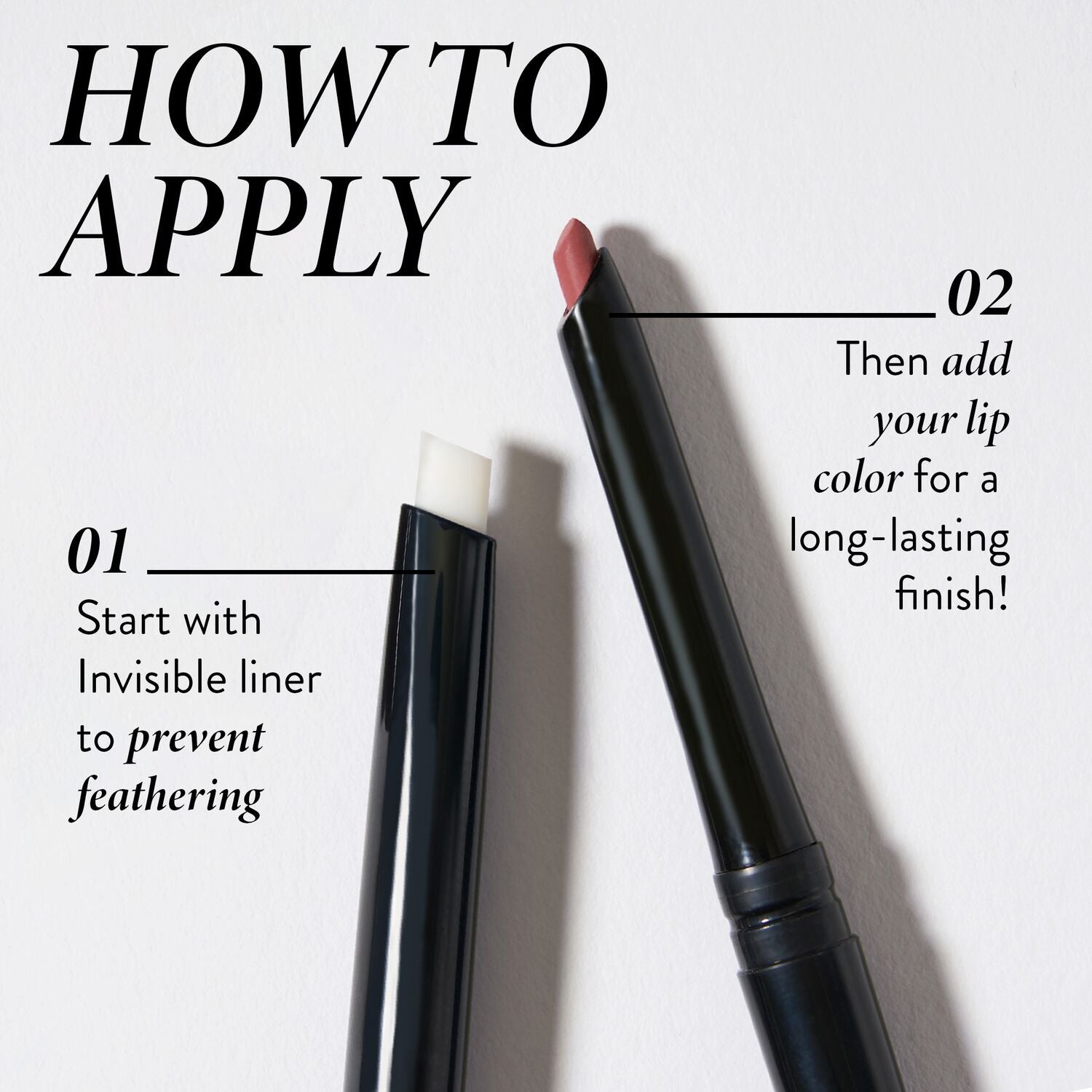 Modern Classic Waterproof Lip Liner how to apply