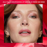Laura Geller Serum Staples Smooth Blush and Lip Duo jelly Balm in The She Rose