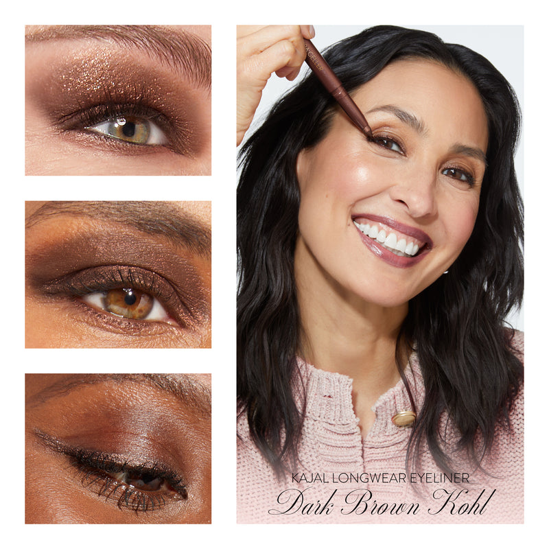 The Kajal Collection 3PC Dark Brown Kohl Model Grid