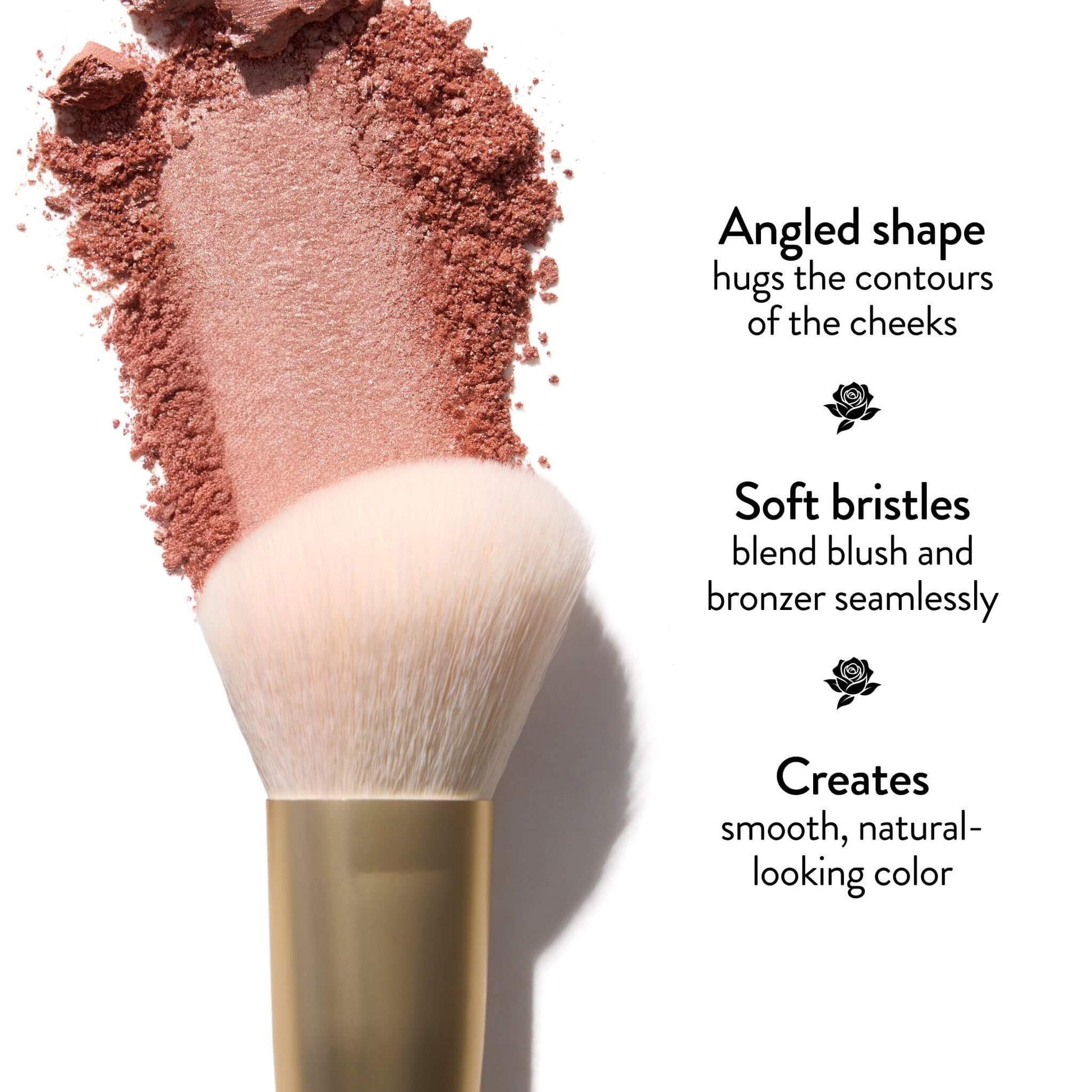 Angled Blush Brush Limited Edition product benefit