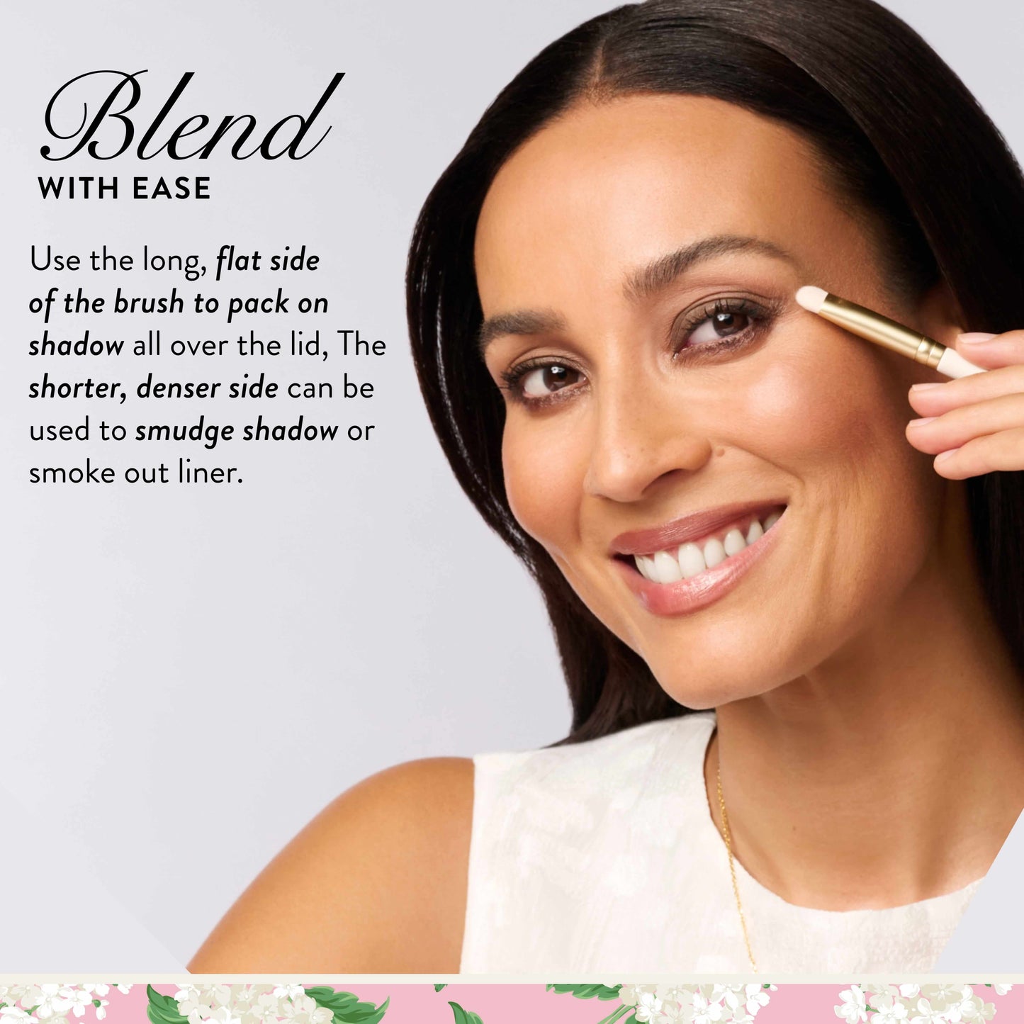 Dual-Ended Eyeshadow Brush how to use