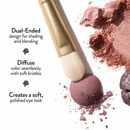 Dual-Ended Eyeshadow Brush product benefit
