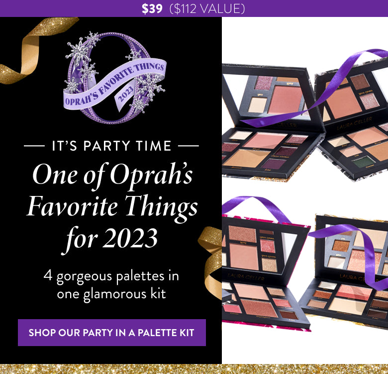 Its Party time! One of Oprah's Favorite Things for 2023. 4 gorgeous palettes in one glamerous kit