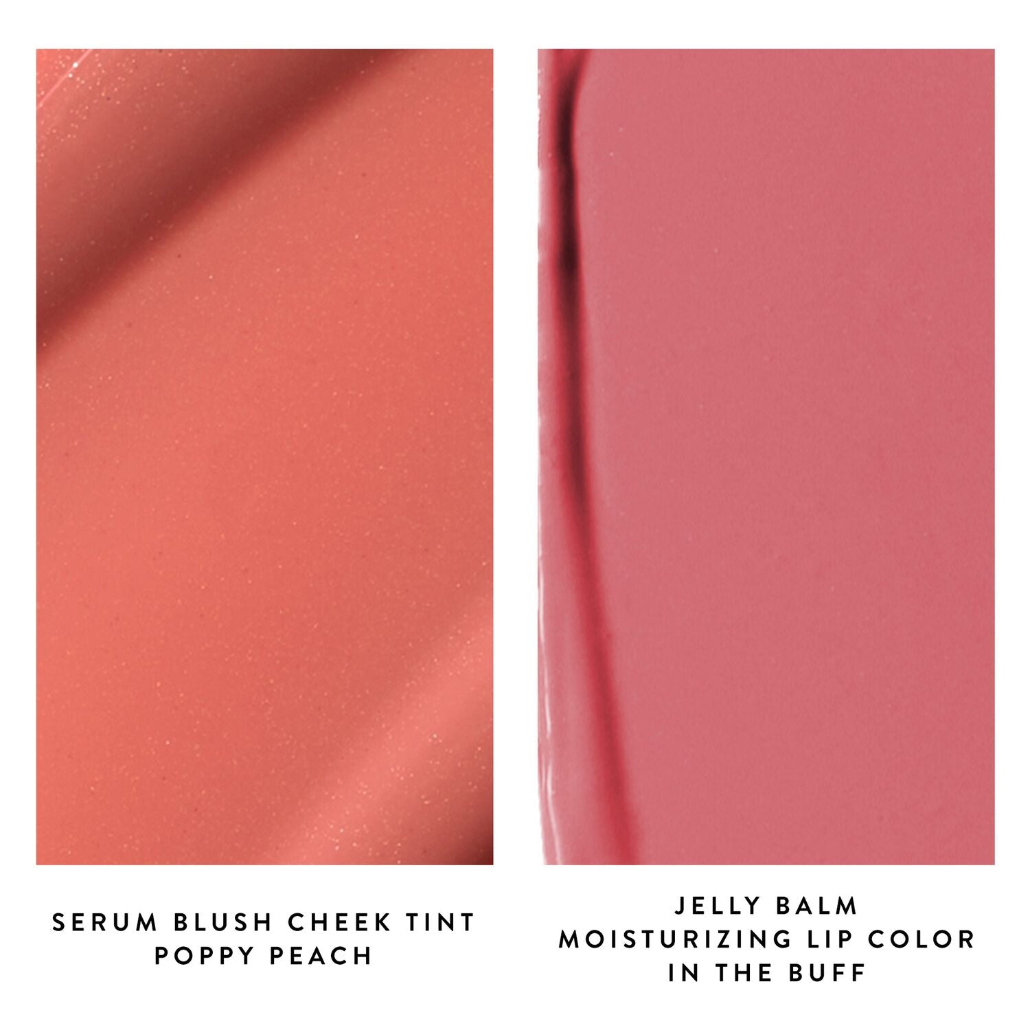 Poppy Peach & In the Buff Swatch
