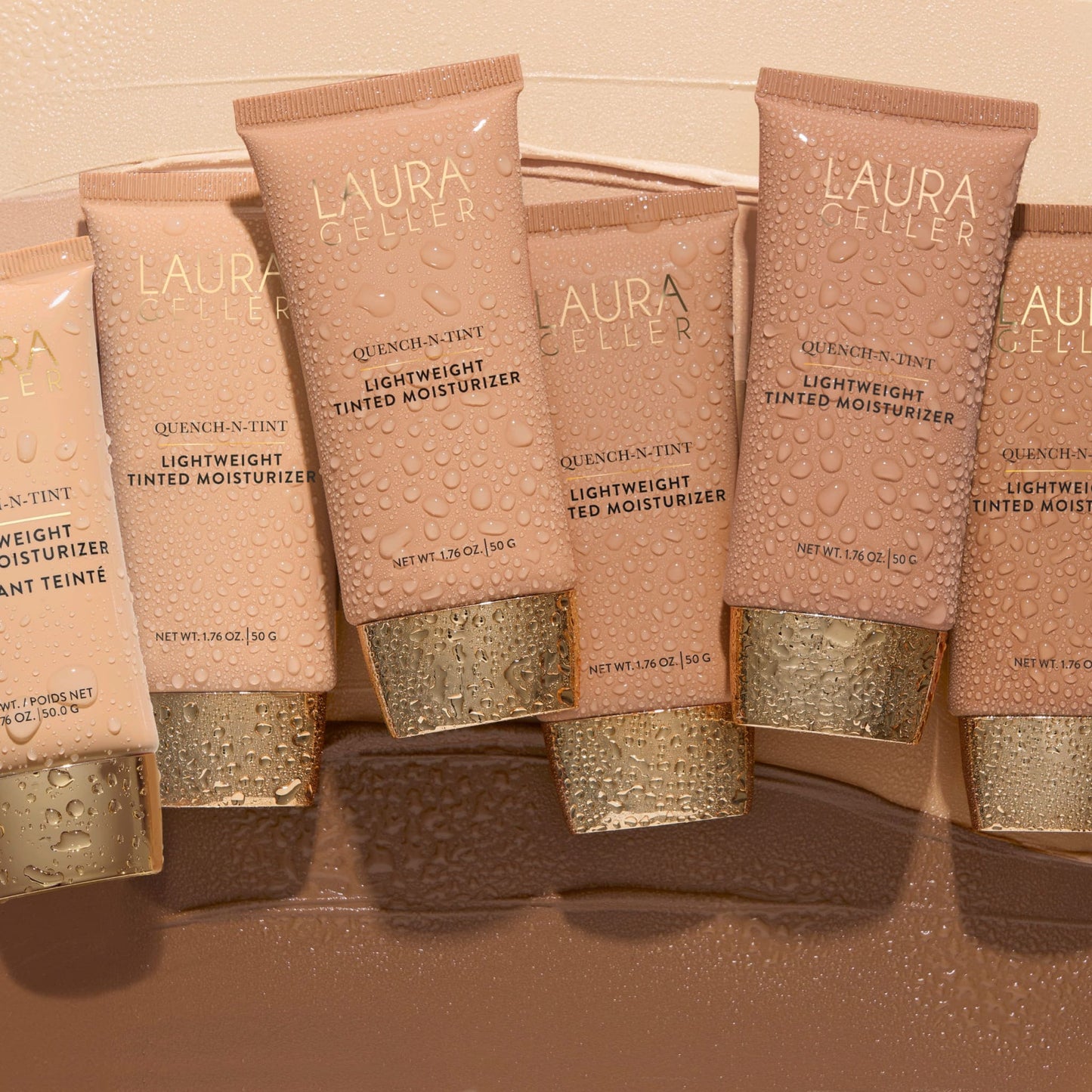 Quench-n-Tint Lightweight Tinted Moisturizer and Sponge lifestyle image of Quench-n-Tints