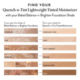 Quench-n-Tint shade finder with bnb