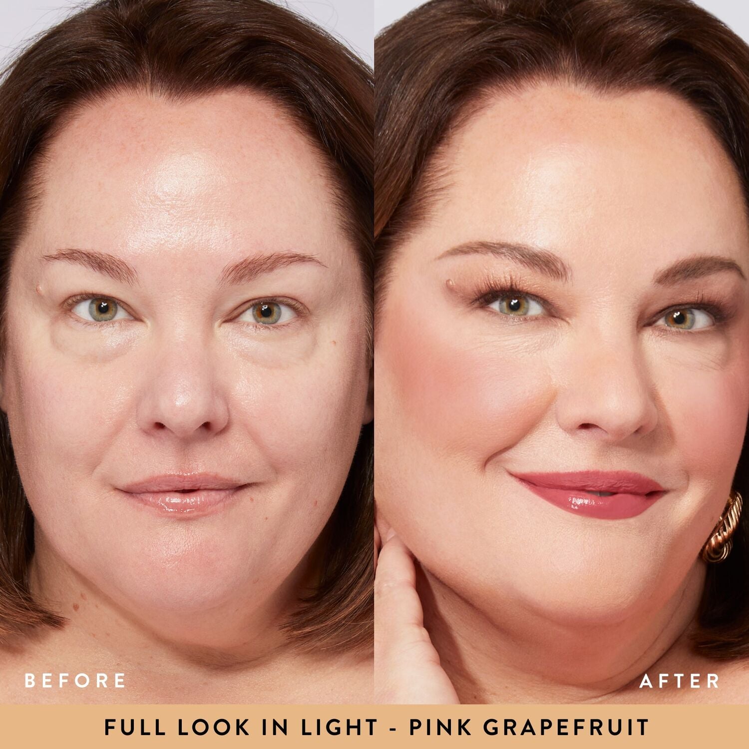 Laura's Brightening Basics Kit - full look in light