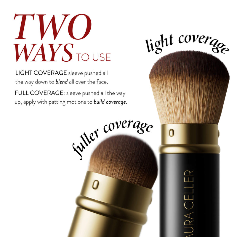 Retractable Airbrush Kabuki Brush how to use