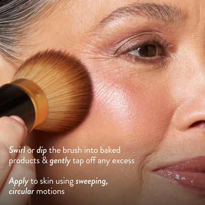 Retractable Angled Kabuki Brush how to apply