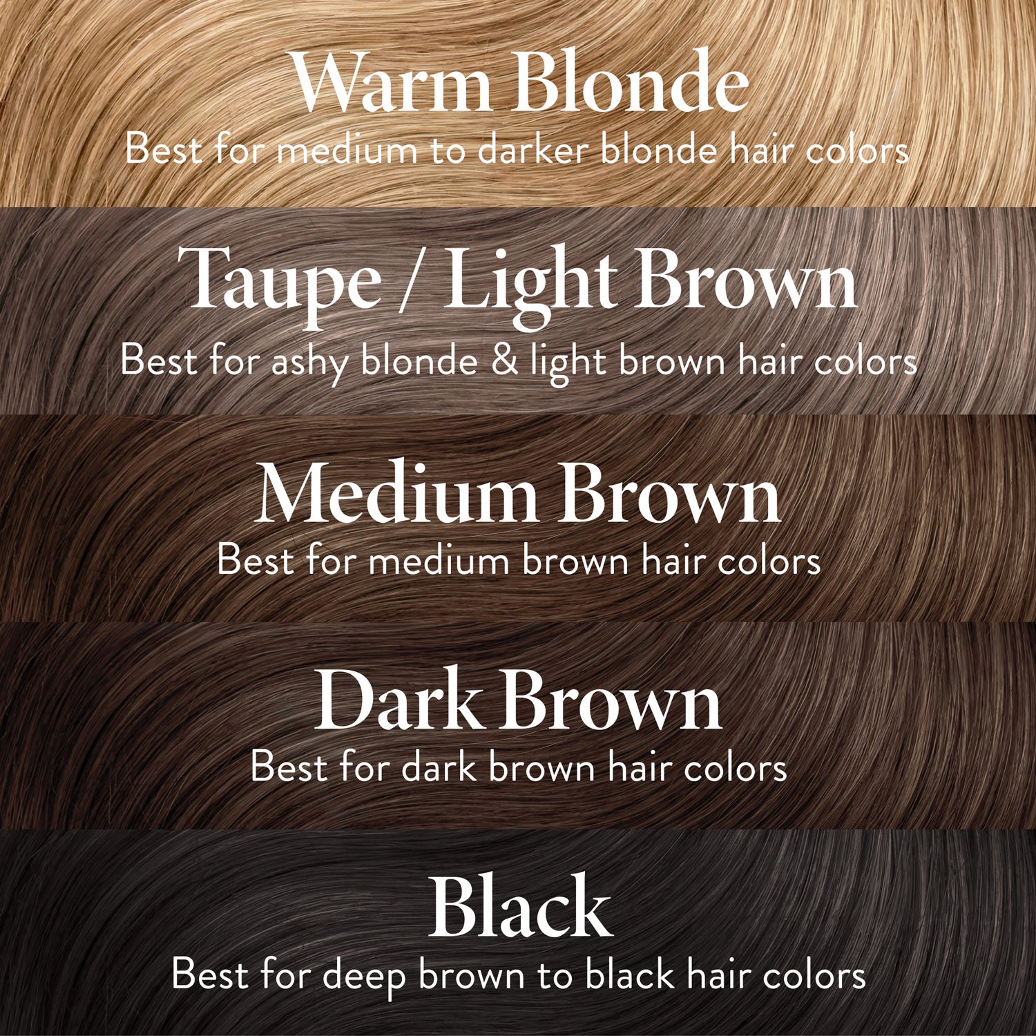 Root Touch Up shade descriptions updated