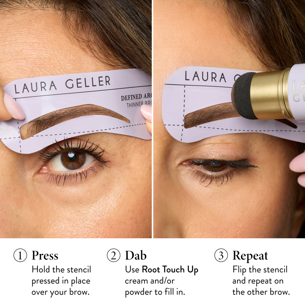 Precision Brow Shaping Stencils How to Apply