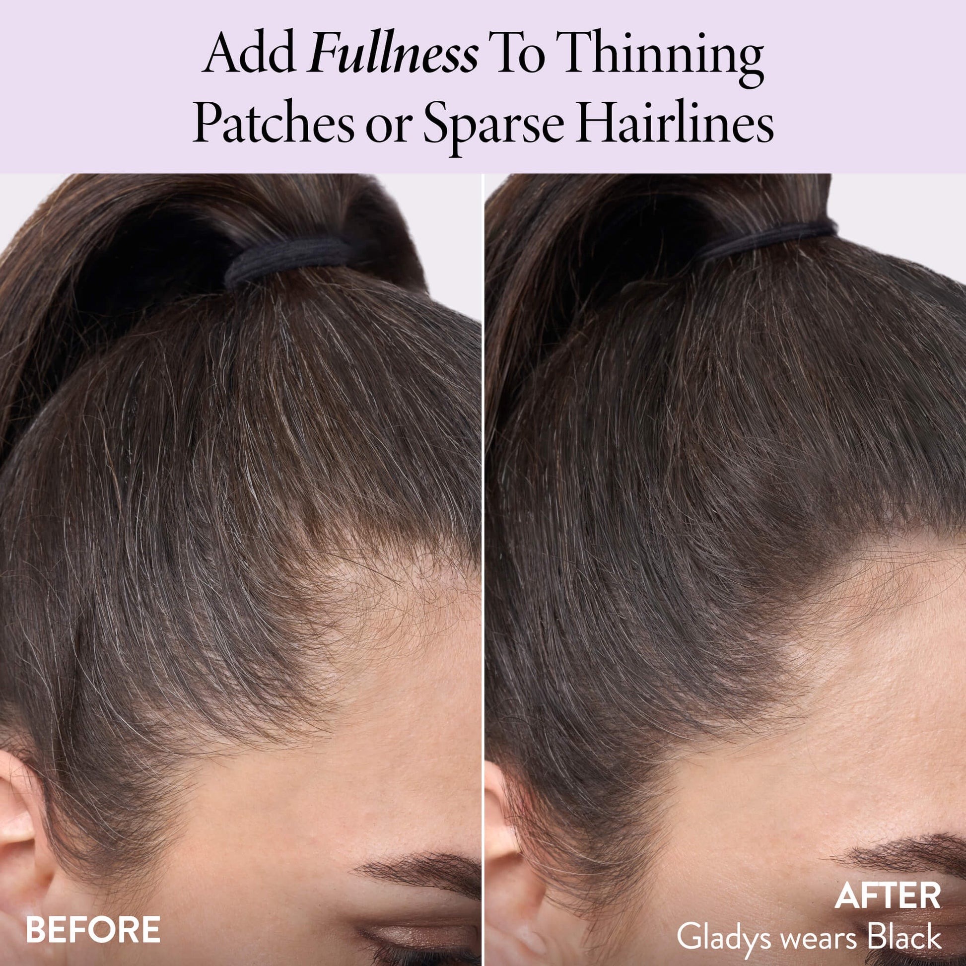 Root Touch Up adding fullness