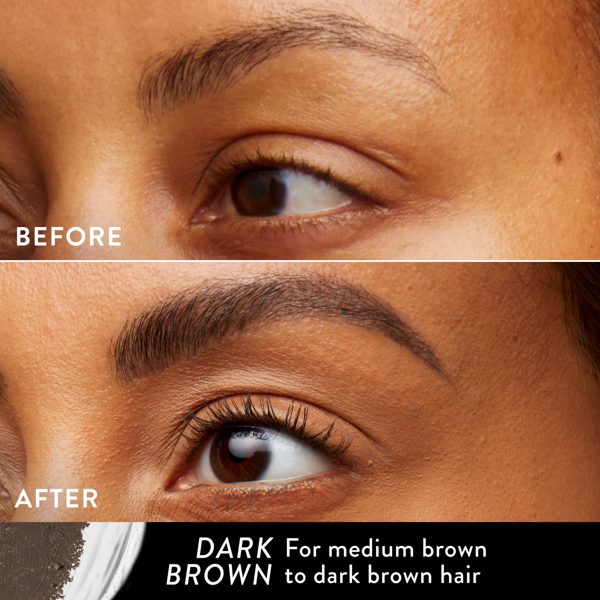 Sculpt-n-Stay Waterproof Brow Pencil & Gel Dark Brown BA New