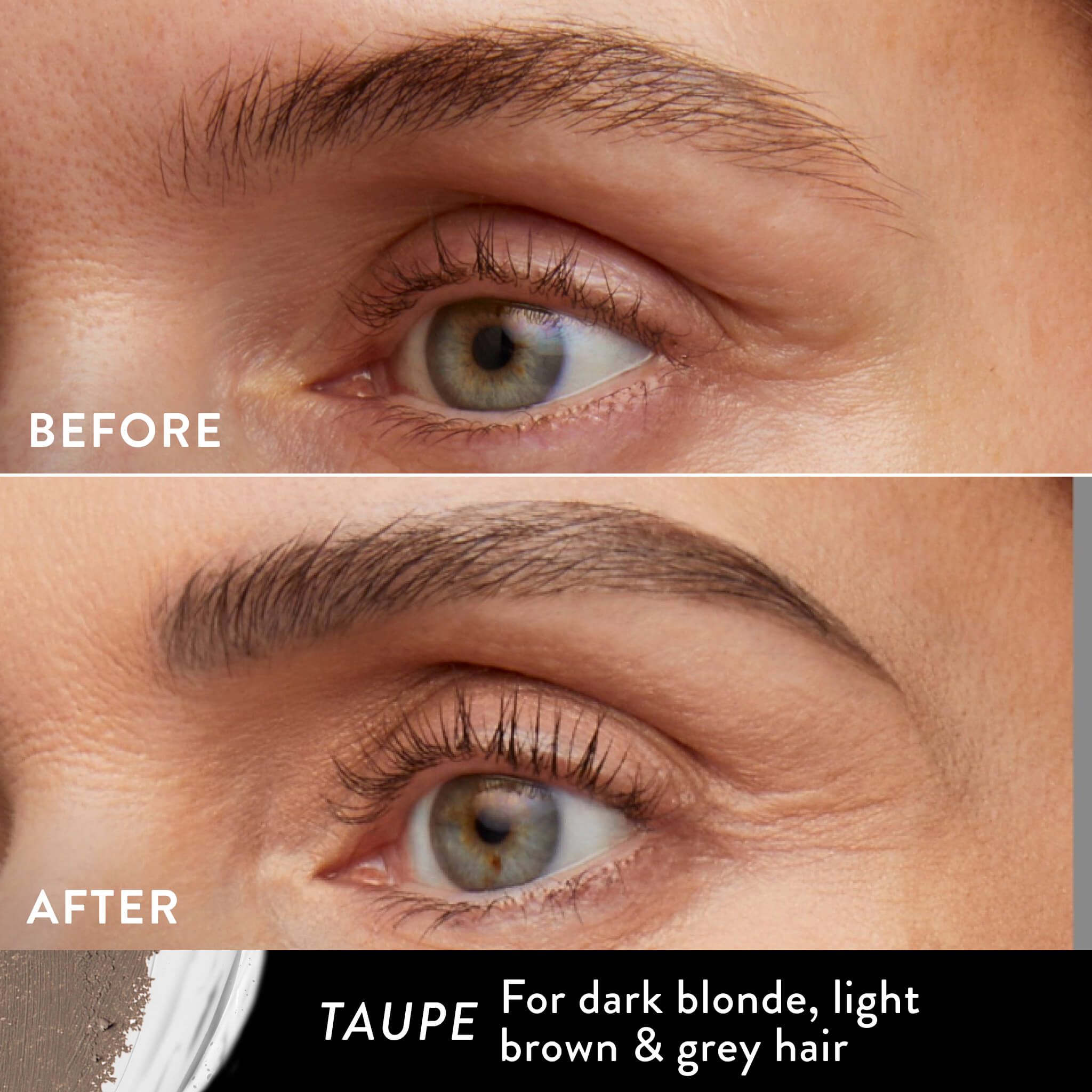 Sculpt-n-Stay Waterproof Brow Pencil & Gel Taupe BA New