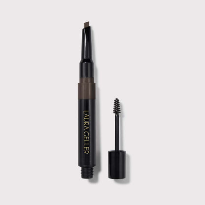 Sculpt and Stay Waterproof Brow Pencil and Gel Soldier - Dark Brown